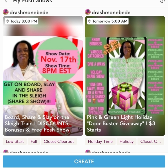 LIKE NOTIFICATIONS OF SPECIAL POSH SHOWS I Giveaways I Free GIFTS IFREE Bonuses - Picture 7 of 17